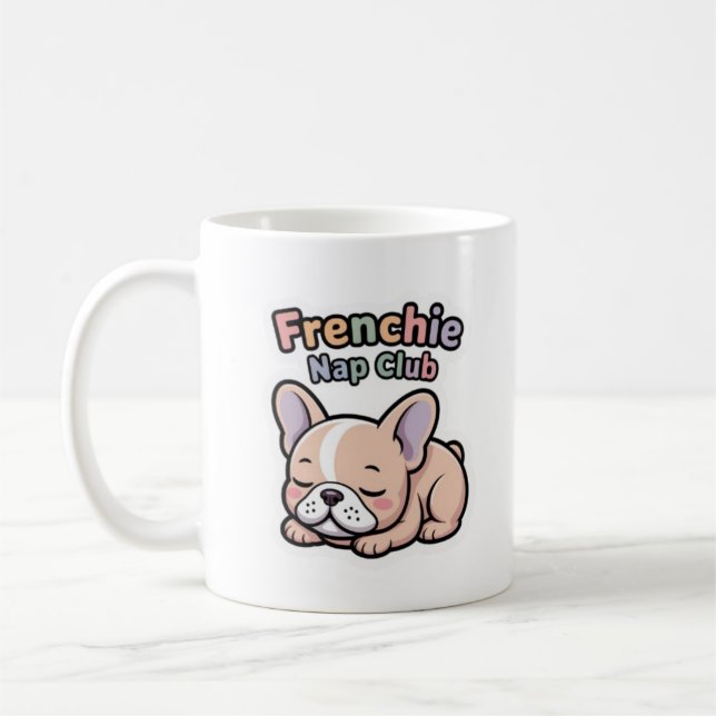 Mug Frenchie Nap Club Cute Sleeping French Cofee (Gauche)