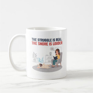 Mug Frenchie Ronfle Fort Cadeau Drôle pour Maman de Ch