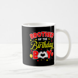 Mug Frère du garçon d'anniversaire tenue de fête de fa