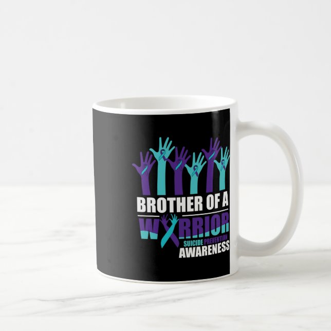 Mug Frère D'Un Guerrier Suicide Sensibilisation Soins  (Droite)