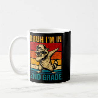 Mug Frère en 2e année Garçons Dabbing Raton laveur Ret