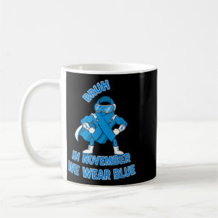 Mug Frère En Novembre Porter Bleu Mois De La Sensibili
