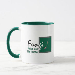 Mug Frère humoristique personnalisé, Fungus Mushroom P