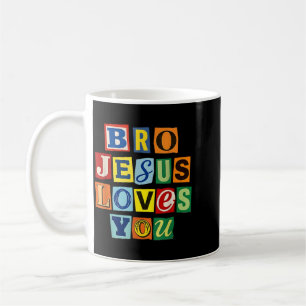 Mug Frère Jésus aime drôle Jésus aime frère Religieux