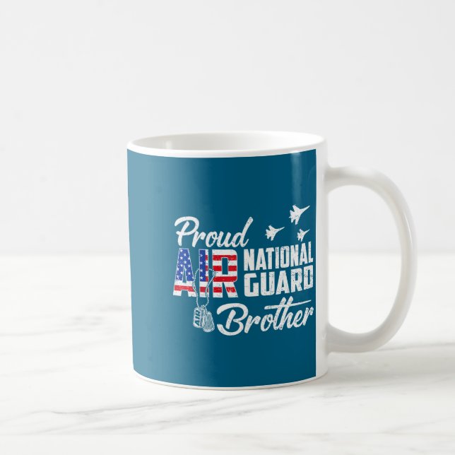Mug Frère minimal fier de la Garde nationale aérienne (Droite)