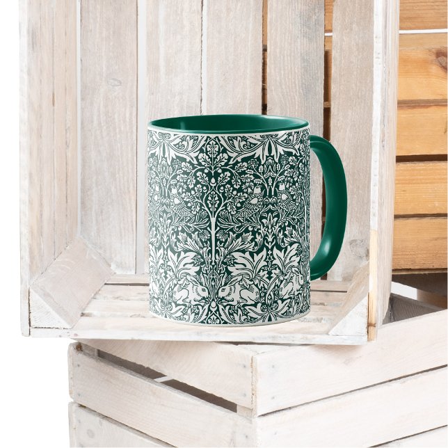 Mug Frère Rabbit Motif vert William Morris (Créateur téléchargé)