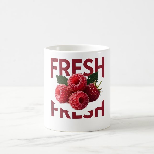 Mug Fresh Raspberry Minimalist Fruit (Centre)