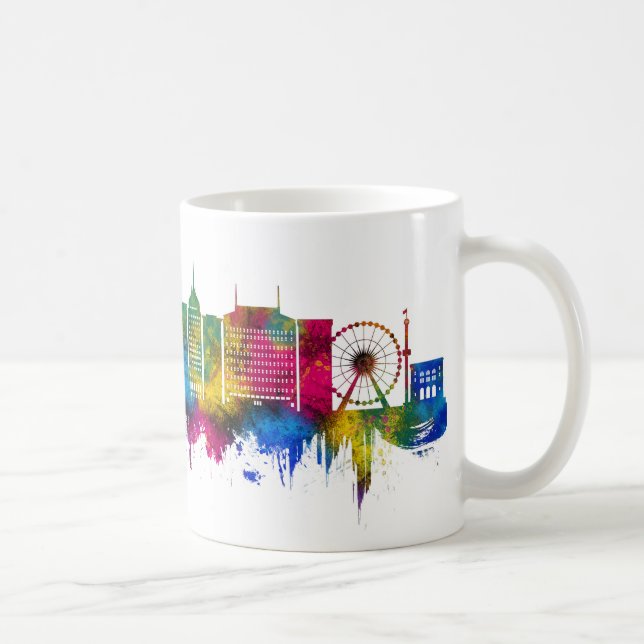 Mug Fresno California Skyline (Droite)