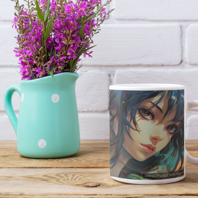 Mug Fresque 2 Anime 3 (Mural 2 Anime 3 Coffee Mug)