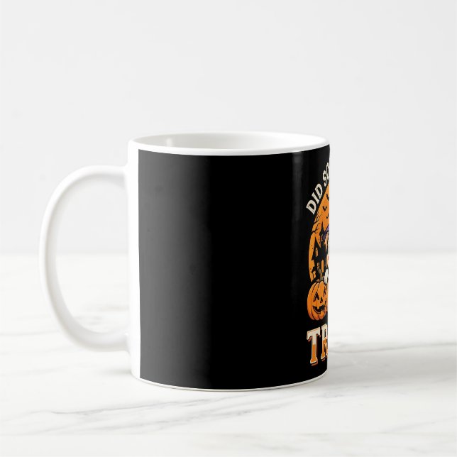 Mug Friandise pour chien Halloween Design Bulldog Citr (Gauche)