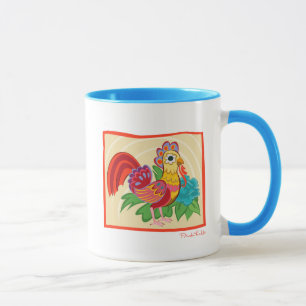 Mug Frida Kahlo Chicken Graphic