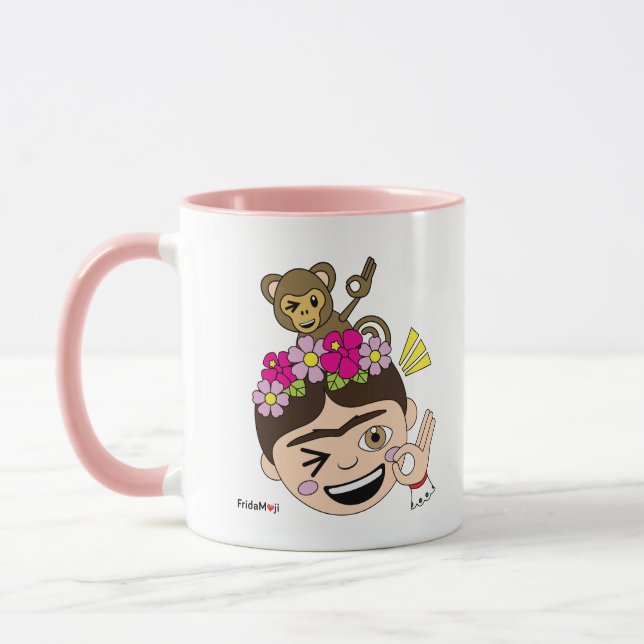 Mug Frida Kahlo | FridaMoji - un OK (Gauche)