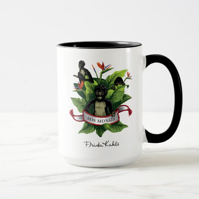 Mug Frida Kahlo | mis Monos (Droite)