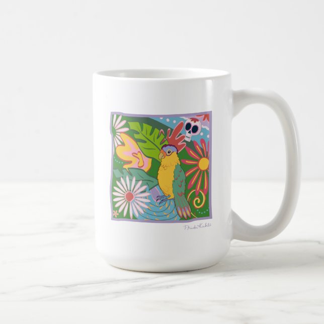 Mug Frida Kahlo Parrot Graphic (Droite)