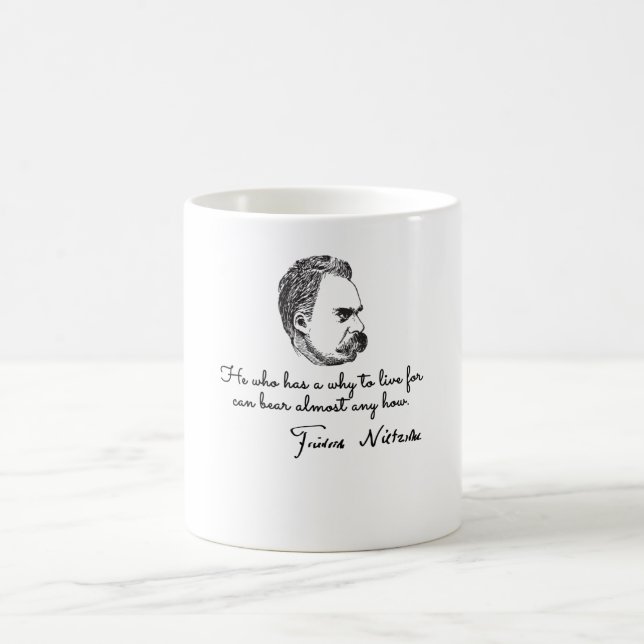 Mug Friedrich nietzsche cite (Centre)
