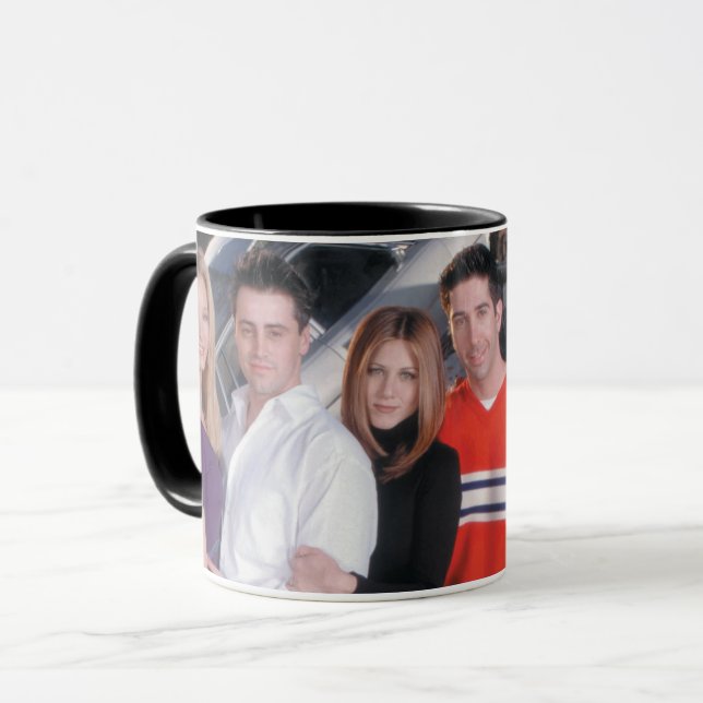 Mug FRIENDS™ | Couples en vêtements décontractés (Devant gauche)