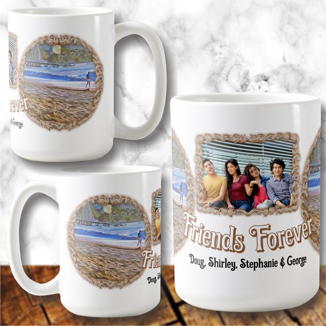 Mug Friends Forever Beach 786 (Créateur téléchargé)