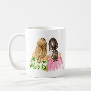 Mug Friends Forever Gig Blonde et Brunette
