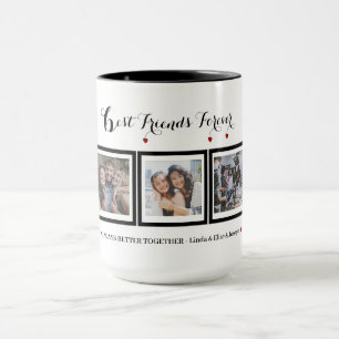Mug  Friends Heart Photo Collage changer la couleur de