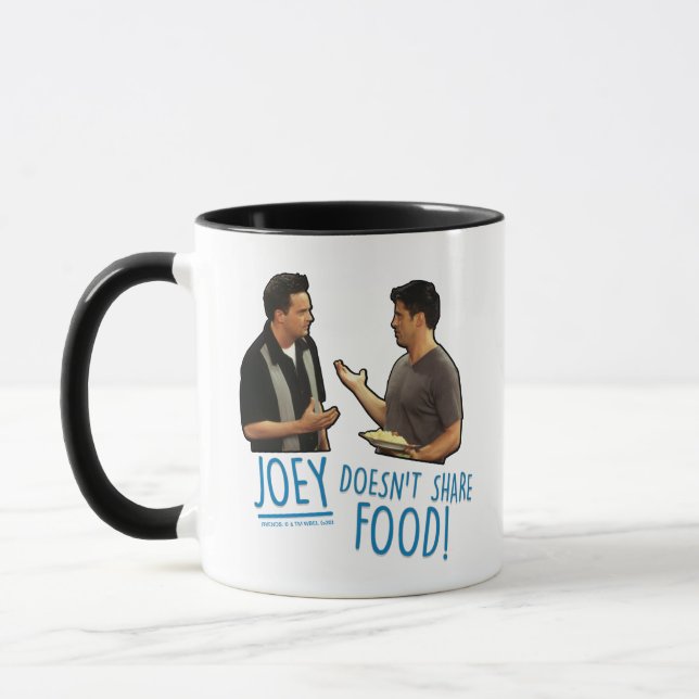 Mug FRIENDS™ | Joey ne partage pas la nourriture ! (Gauche)