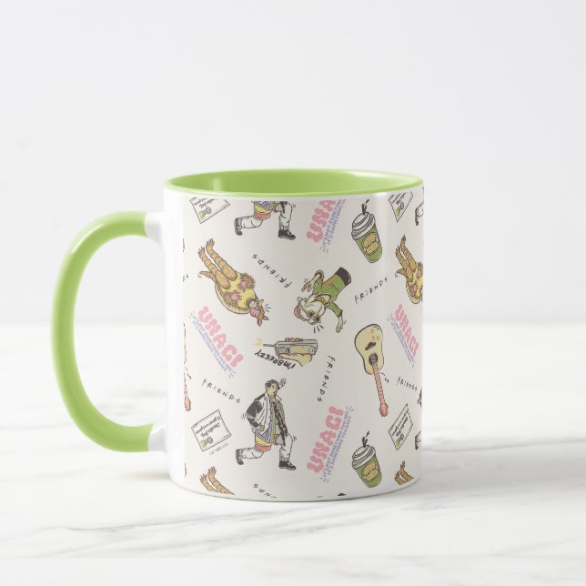 Mug FRIENDS™ Motif Dessin Animé Brun (Gauche)