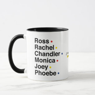 Mug FRIENDS™   Noms des personnages