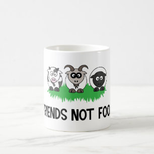 Mug Friends Not Food, Venin for Vegan Vegetarian