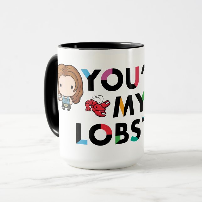Mug FRIENDS™ | Ross & Rachel  Lobster Chibi (Devant gauche)