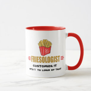 Mug Fries de France amusantes