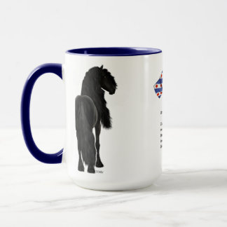 Mug Fries Paard / Frisian Horse