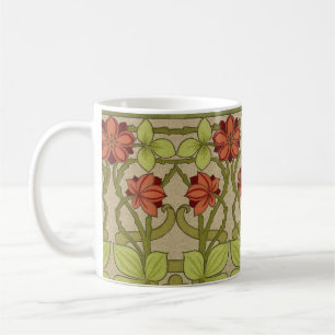Mug Frieze Bordure Art Nouveau Floral