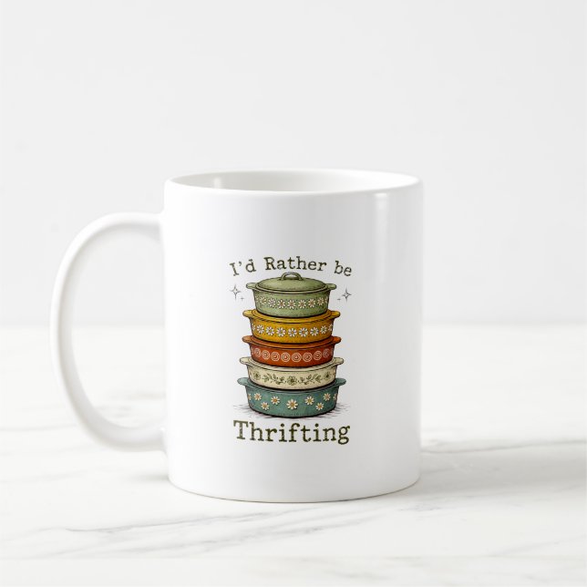Mug Fripe Rétro Casserole Brocante (Gauche)