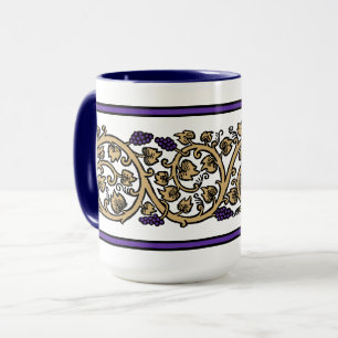 Mug Frise rétro de vigne vierge