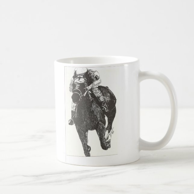 Mug Frisson de cheval Raceing (Droite)