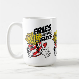 Mug Frites avant les mecs – Frites françaises de dessi