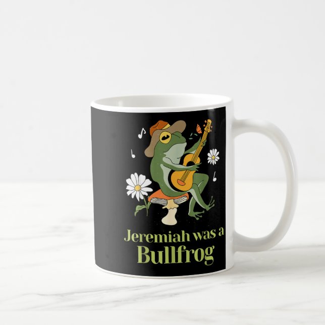Mug Frog Guitar-jeremiah Was Bullfrog Funny Saying  (Droite)