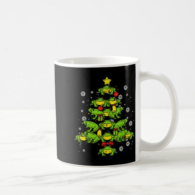 Mug Frogs Christmas Tree Animal Xmas Women Men Kids  (Droite)