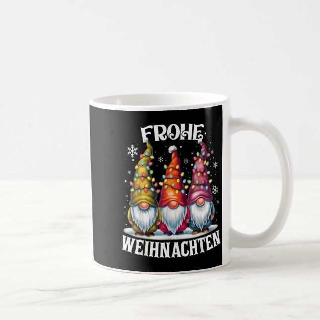 Mug Frohe Weihnachten German Gnome Christmas Decoratio (Droite)