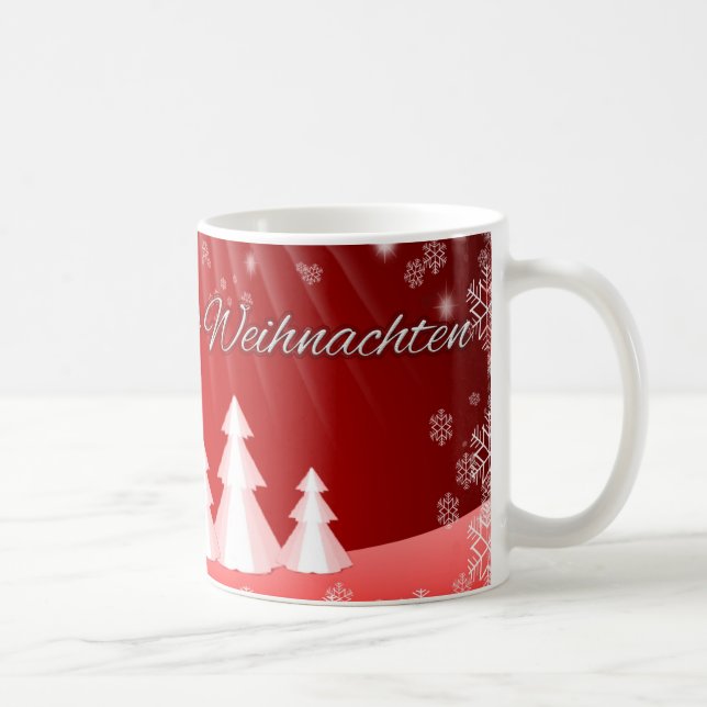 Mug Fröhliche Weihnachten Joyeux Noël allemand (Droite)