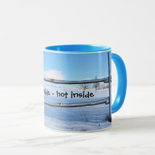 Mug Froid extérieur - chaud à l'intérieur (Devant droit)