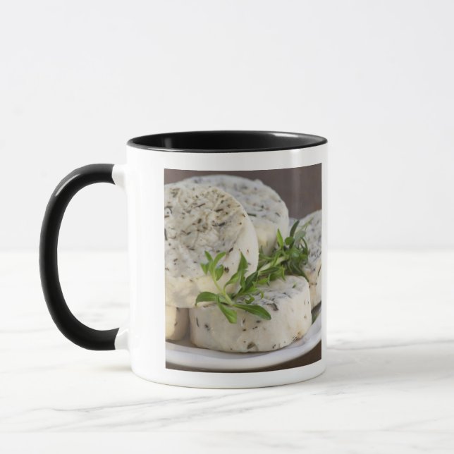 Mug Fromage de chèvre français - chèvre - avec des her (Gauche)