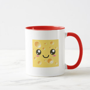Mug Fromage heureux mignon de Kawaii
