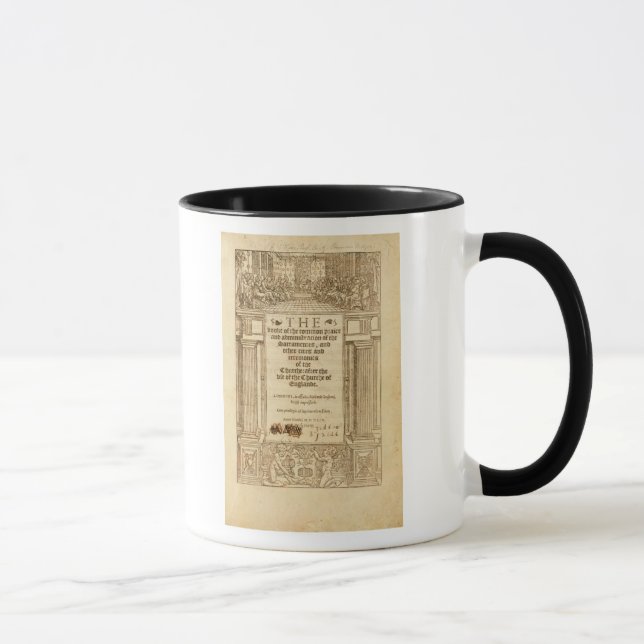 Mug Frontispice 'du livre de Prayer commun (Droite)