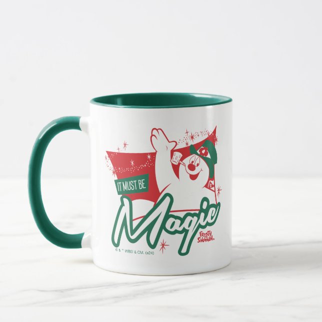 Mug Frosty le bonhomme de neige - Ça doit être magique (Gauche)