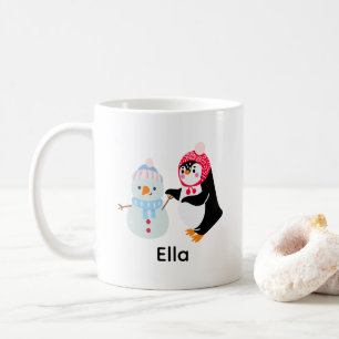 Mug Frosty le bonhomme de neige et le pingouin