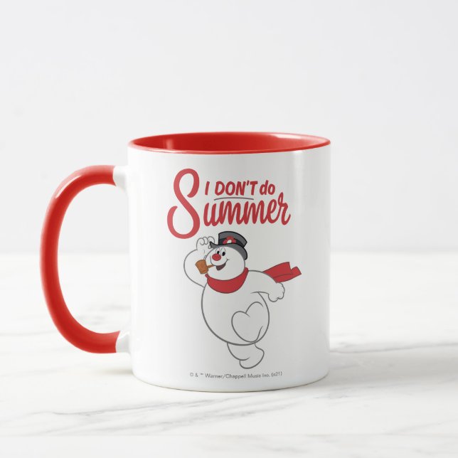 Mug Frosty the Snowman™ | Je ne fais pas l'été (Gauche)