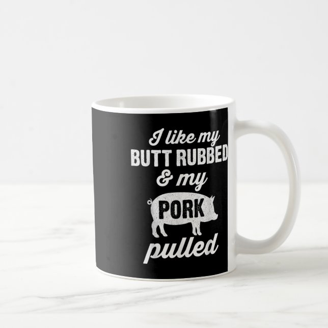 Mug Frotte Mes Fesses Drôle Bbq Barbeque Fumoir Grill  (Droite)