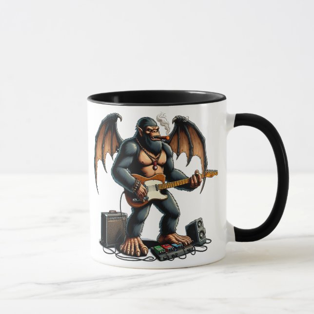Mug Frotter des écharpes de pied sur la guitare (Droite)