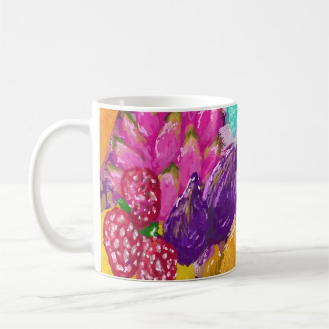 Mug Fruit Art Arrangement (Gauche)
