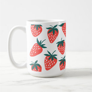 Mug Fruit Aux Fraises Rouges Pour La Muge Aux Fraises